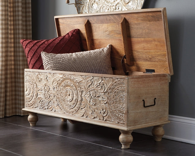 Fossil Ridge Storage Bench - Premier Furniture & Mattress