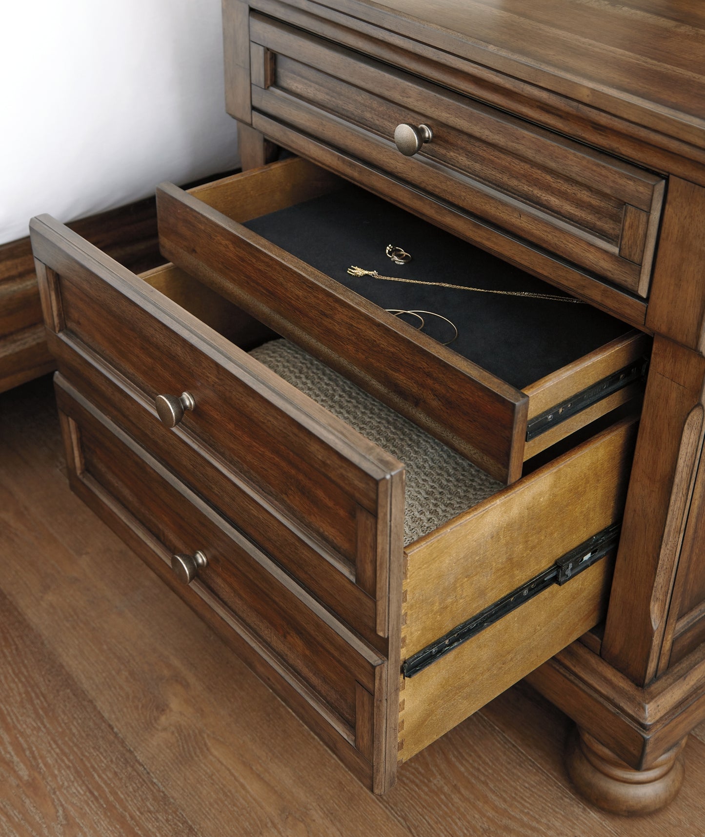 Robbinsdale Two Drawer Night Stand - Premier Furniture & Mattress