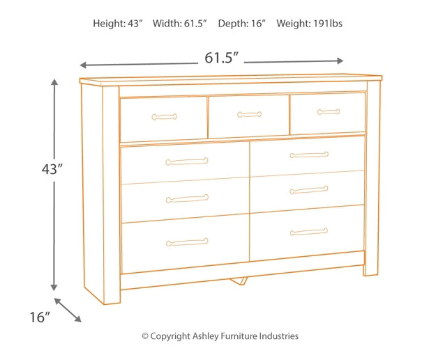Bellaby Seven Drawer Dresser - Premier Furniture & Mattress