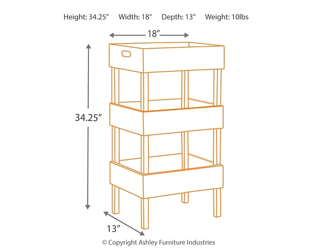 Yulton Storage Shelf - Premier Furniture & Mattress