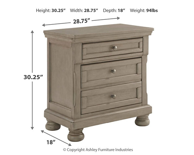 Robbinsdale Two Drawer Night Stand - Premier Furniture & Mattress