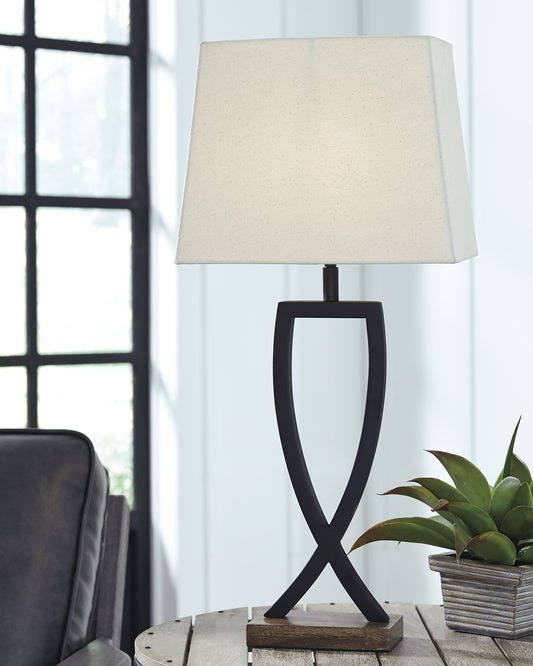 Makara Metal Table Lamp (2/CN) - Premier Furniture & Mattress