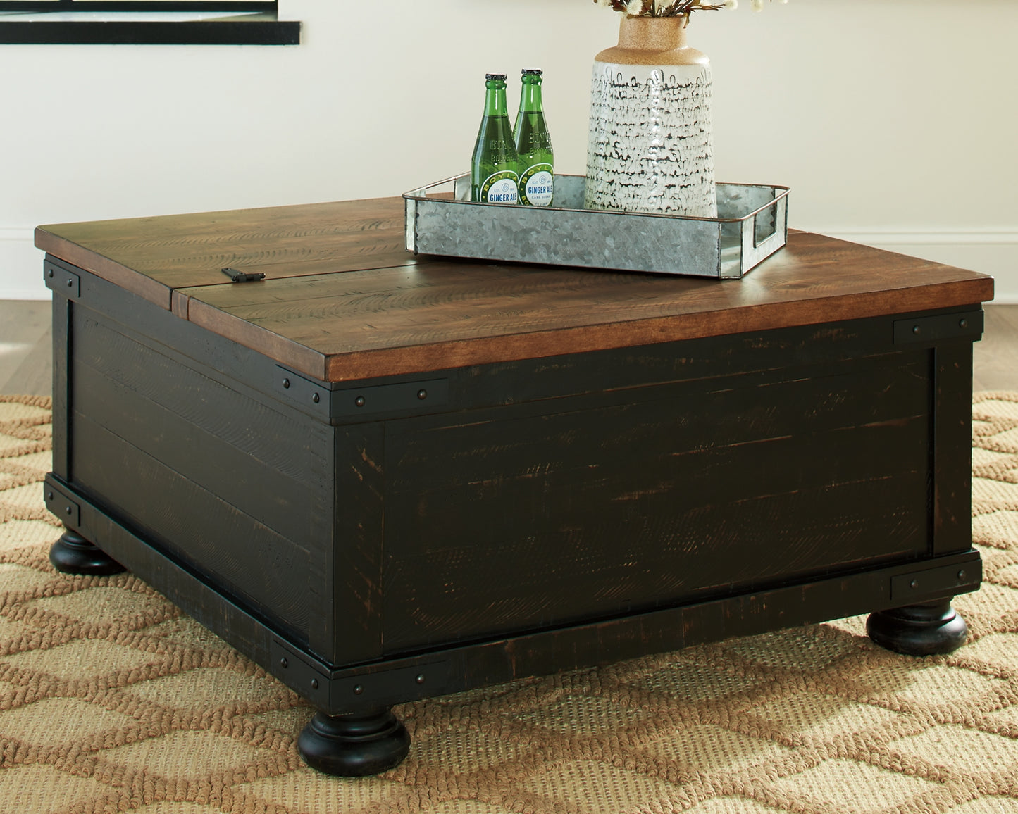 Valebeck Lift Top Cocktail Table - Premier Furniture & Mattress