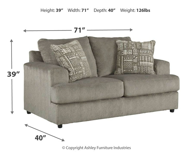 Soletren Loveseat - Premier Furniture & Mattress