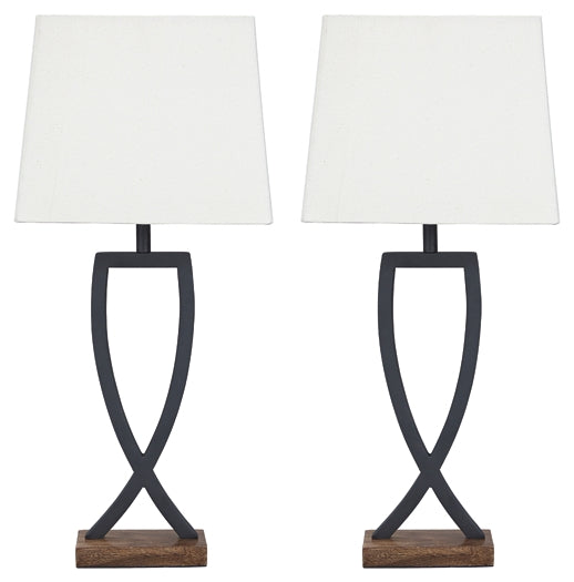 Makara Metal Table Lamp (2/CN) - Premier Furniture & Mattress