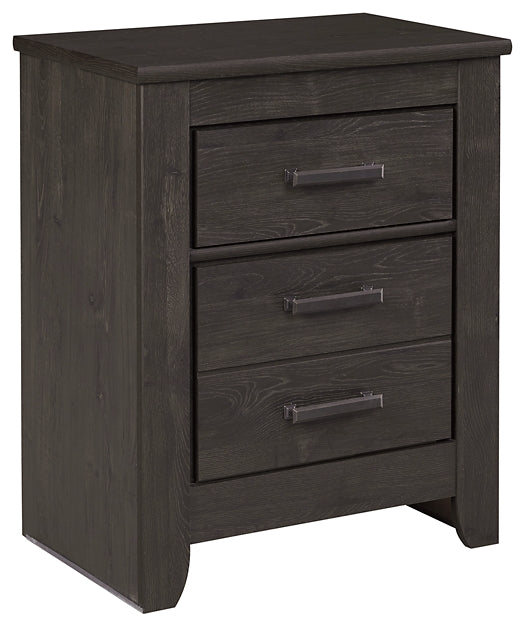 Brinxton Two Drawer Night Stand - Premier Furniture & Mattress
