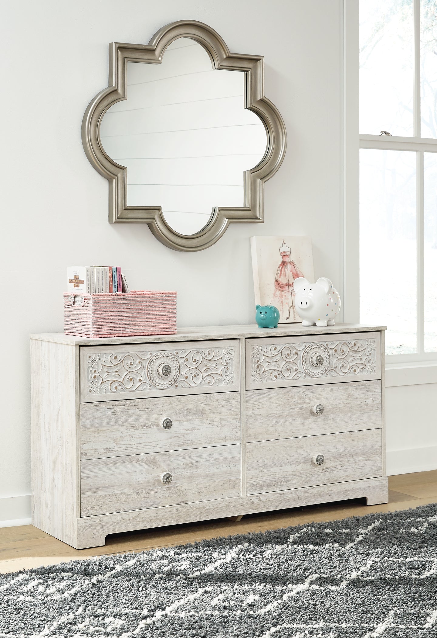 Paxberry Six Drawer Dresser - Premier Furniture & Mattress