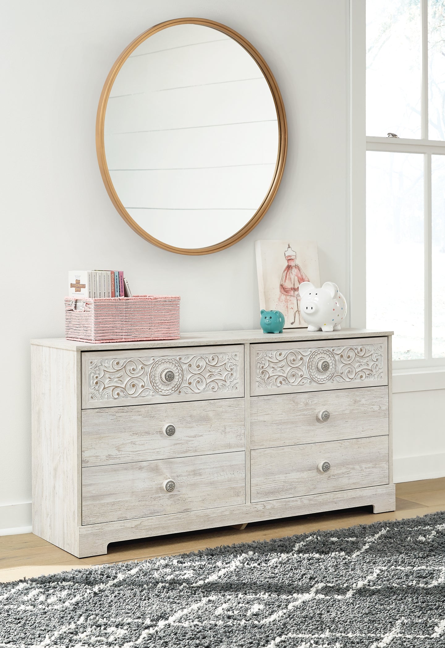 Paxberry Six Drawer Dresser - Premier Furniture & Mattress