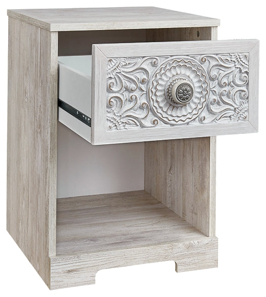 Paxberry One Drawer Night Stand - Premier Furniture & Mattress