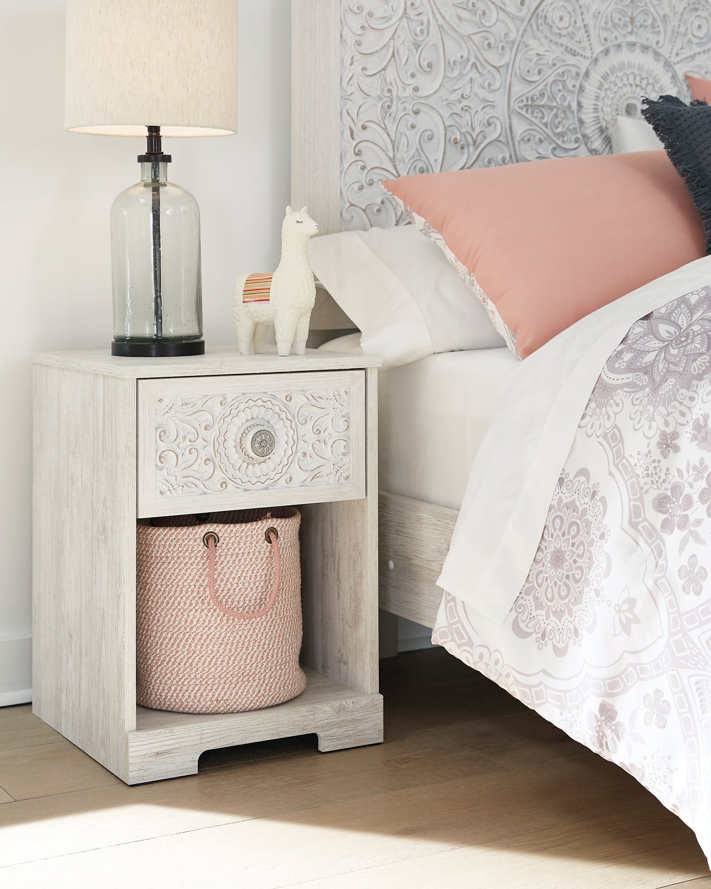 Paxberry One Drawer Night Stand - Premier Furniture & Mattress