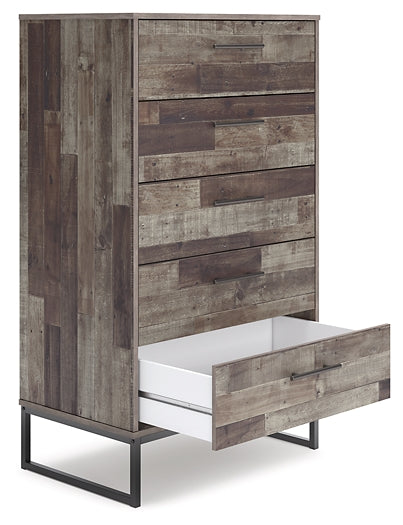 Neilsville Five Drawer Chest - Premier Furniture & Mattress