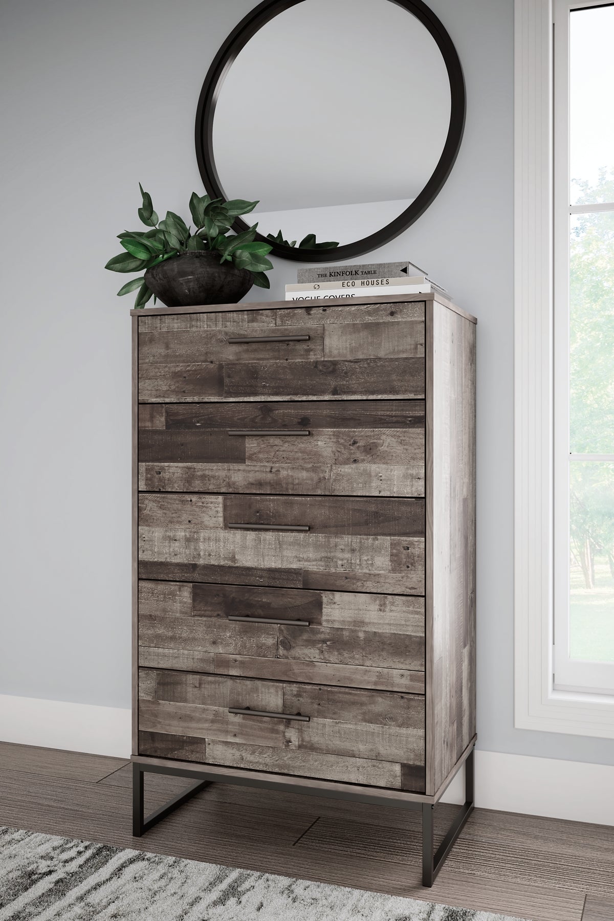 Neilsville Five Drawer Chest - Premier Furniture & Mattress