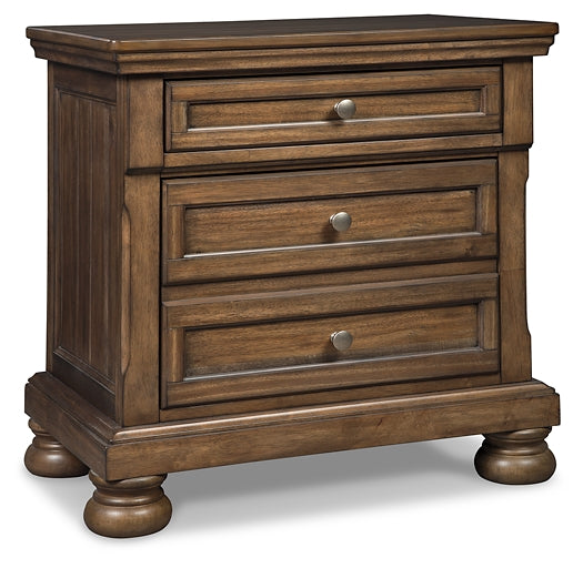 Robbinsdale Two Drawer Night Stand - Premier Furniture & Mattress