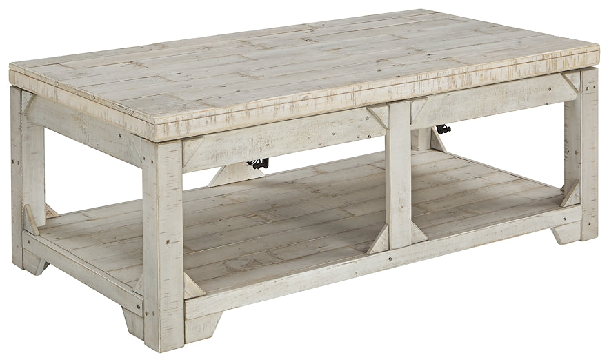 Fregine Lift Top Cocktail Table - Premier Furniture & Mattress