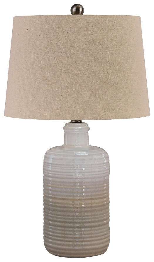 Marnina Ceramic Table Lamp (2/CN) - Premier Furniture & Mattress