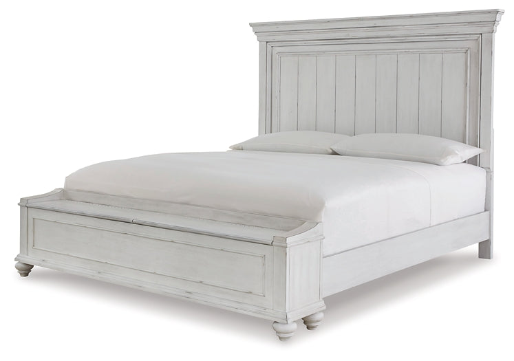 Kanwyn Panel Bed With Storage Bench - Premier Furniture & Mattress