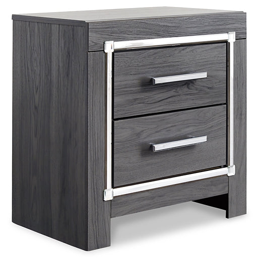 Lodanna Two Drawer Night Stand - Premier Furniture & Mattress