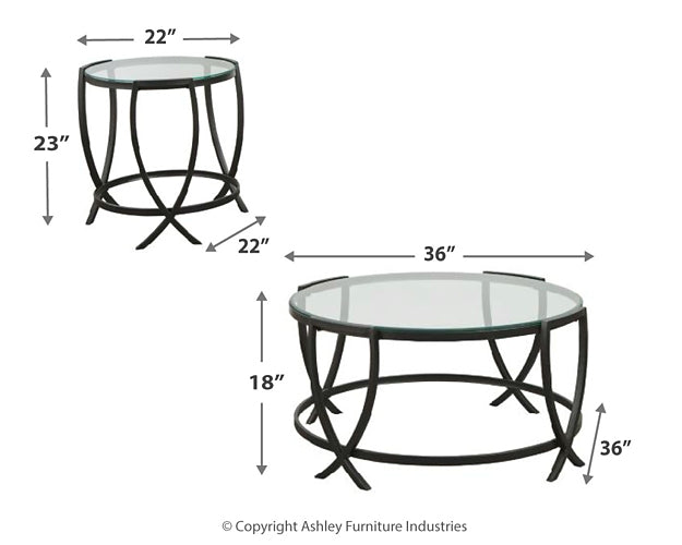 Tarrin Occasional Table Set (3/CN) - Premier Furniture & Mattress