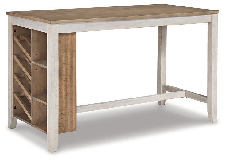 Skempton RECT Counter Table w/Storage - Premier Furniture & Mattress