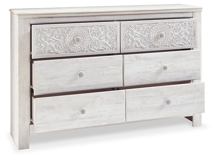 Paxberry Six Drawer Dresser - Premier Furniture & Mattress
