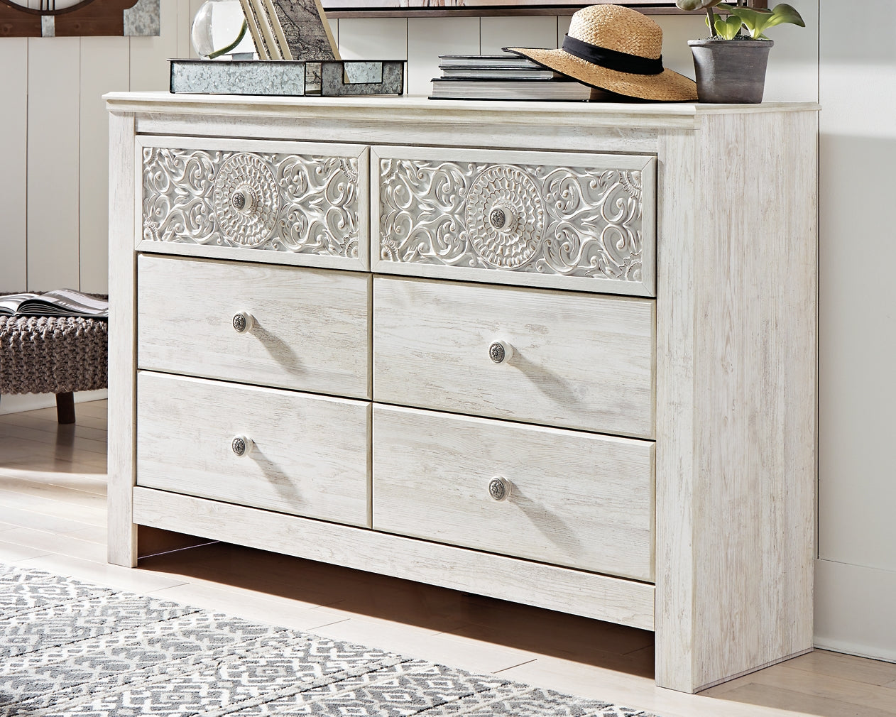 Paxberry Six Drawer Dresser - Premier Furniture & Mattress