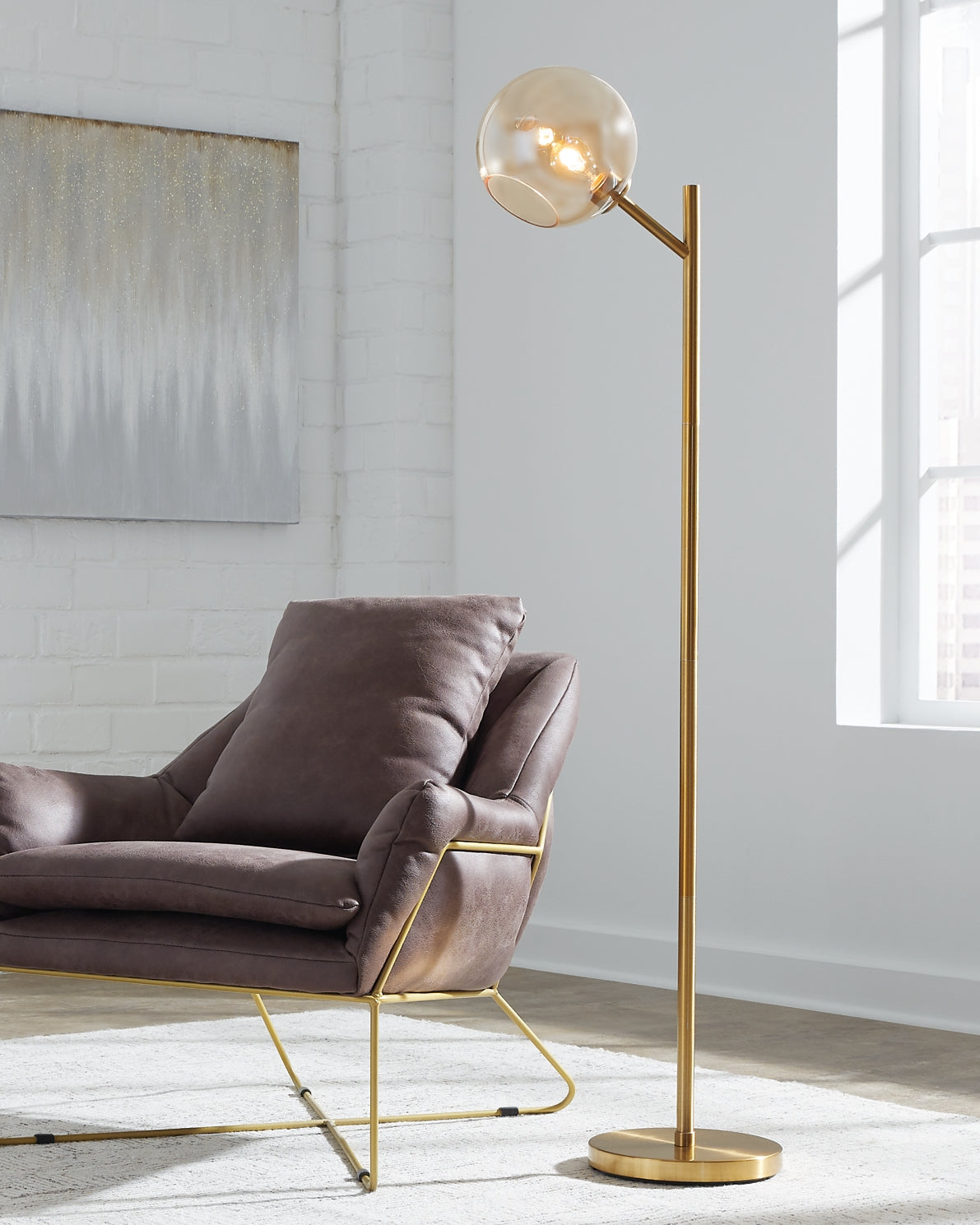 Abanson Metal Floor Lamp (1/CN) - Premier Furniture & Mattress