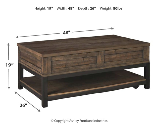 Johurst LIFT TOP COCKTAIL TABLE - Premier Furniture & Mattress