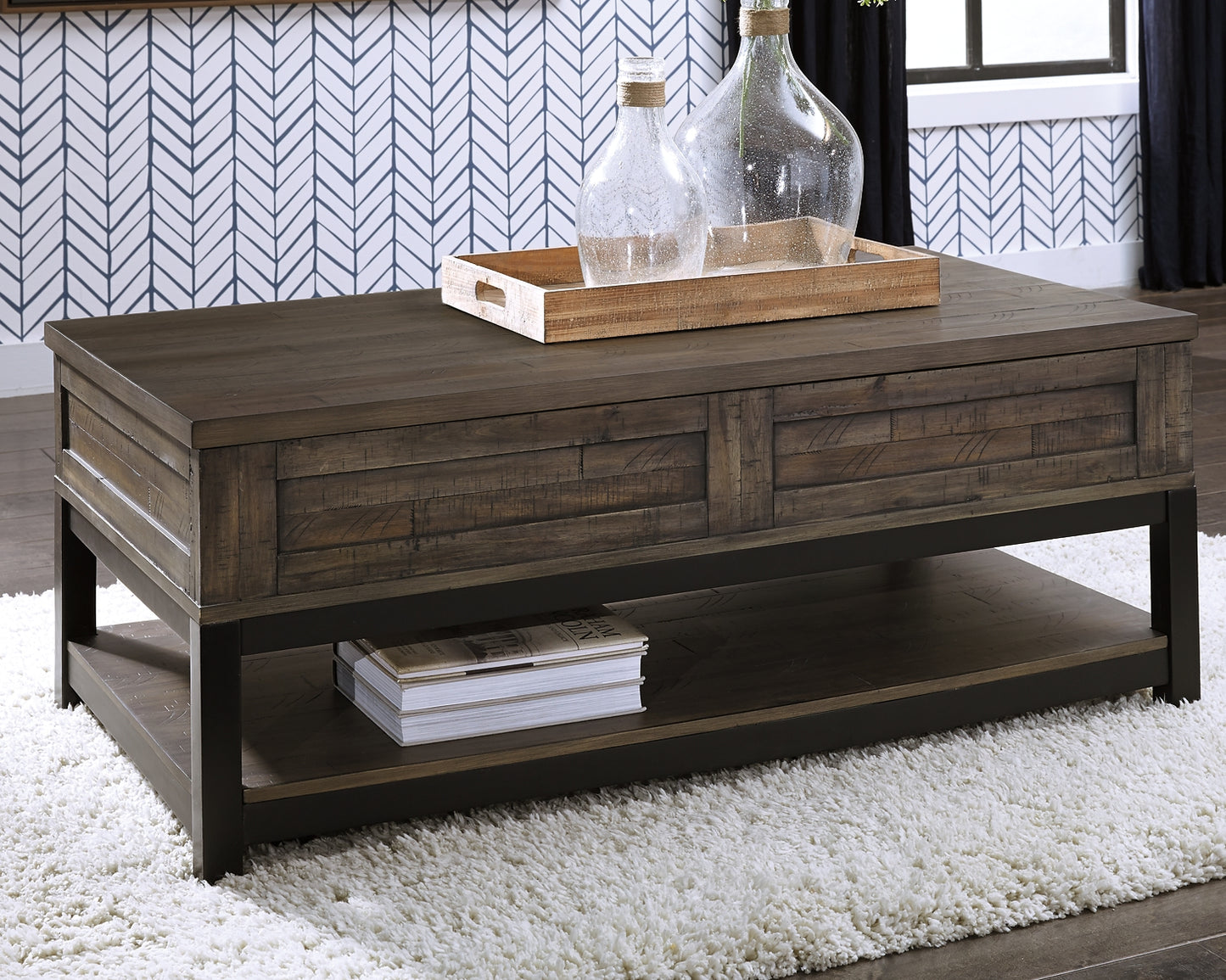 Johurst LIFT TOP COCKTAIL TABLE - Premier Furniture & Mattress