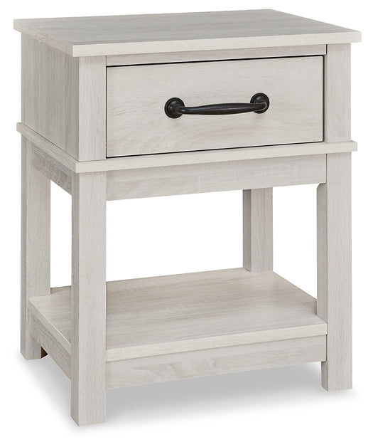 Dorrinson One Drawer Night Stand - Premier Furniture & Mattress