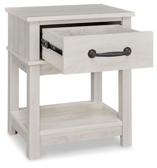 Dorrinson One Drawer Night Stand - Premier Furniture & Mattress