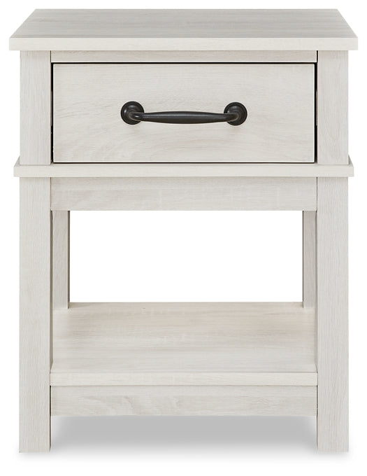 Dorrinson One Drawer Night Stand - Premier Furniture & Mattress