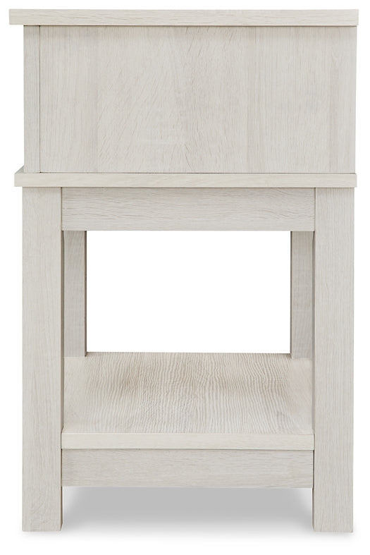 Dorrinson One Drawer Night Stand - Premier Furniture & Mattress