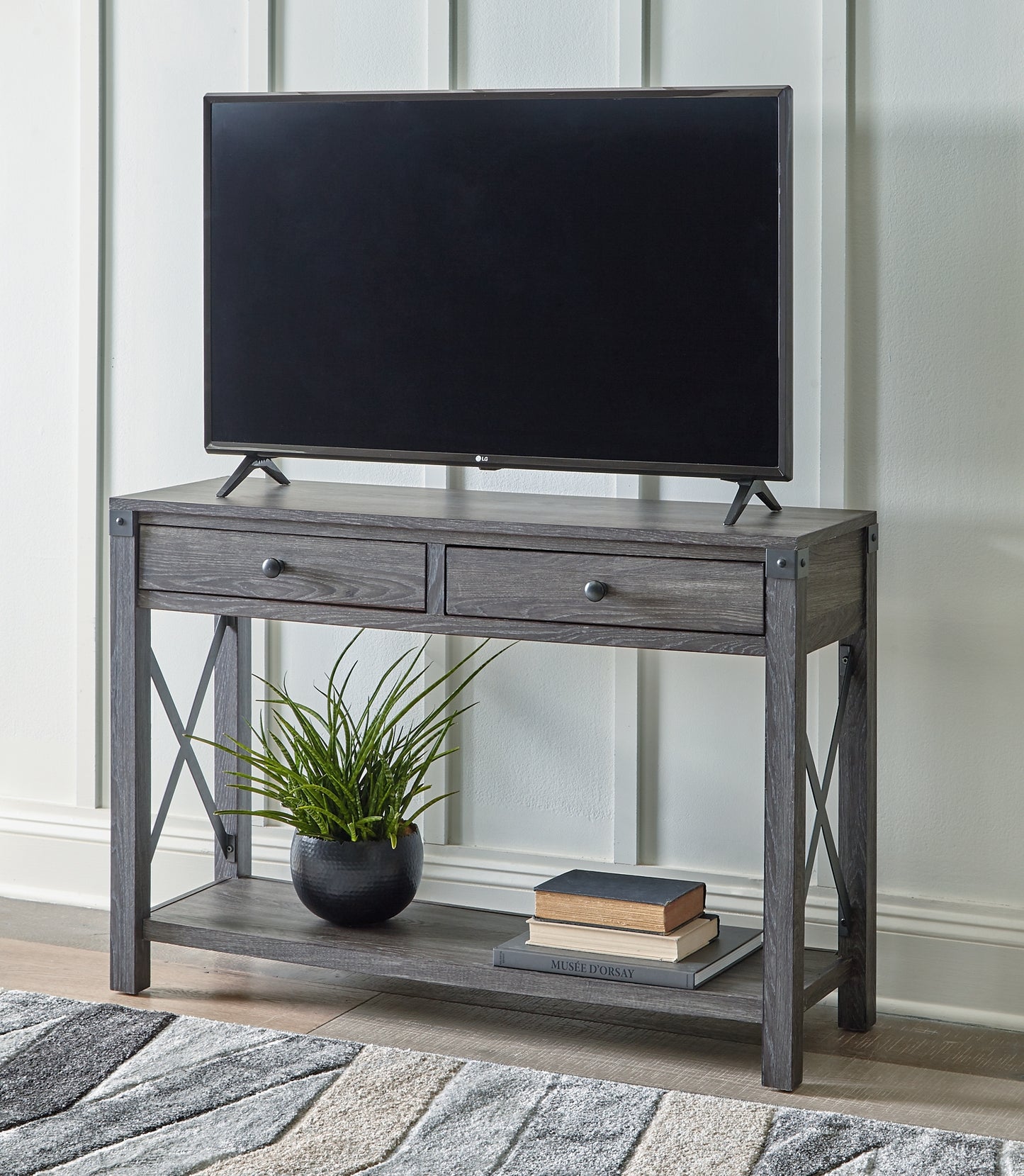Freedan Console Sofa Table - Premier Furniture & Mattress