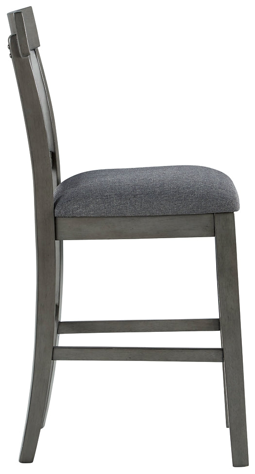 Hallanden Upholstered Barstool (2/CN) - Premier Furniture & Mattress