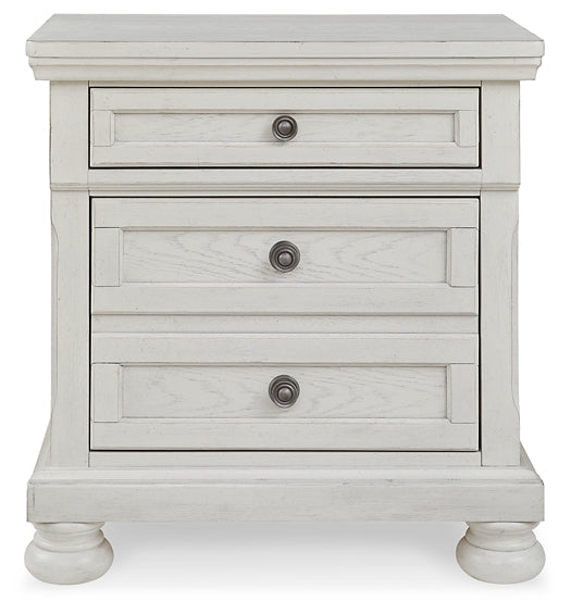 Robbinsdale Two Drawer Night Stand - Premier Furniture & Mattress