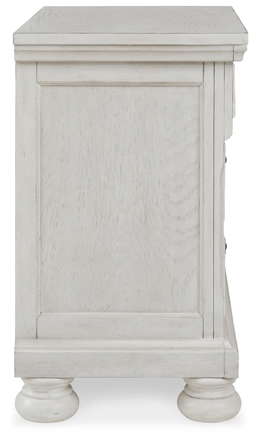 Robbinsdale Two Drawer Night Stand - Premier Furniture & Mattress