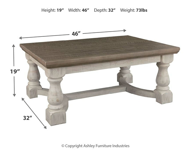 Havalance Rectangular Cocktail Table - Premier Furniture & Mattress