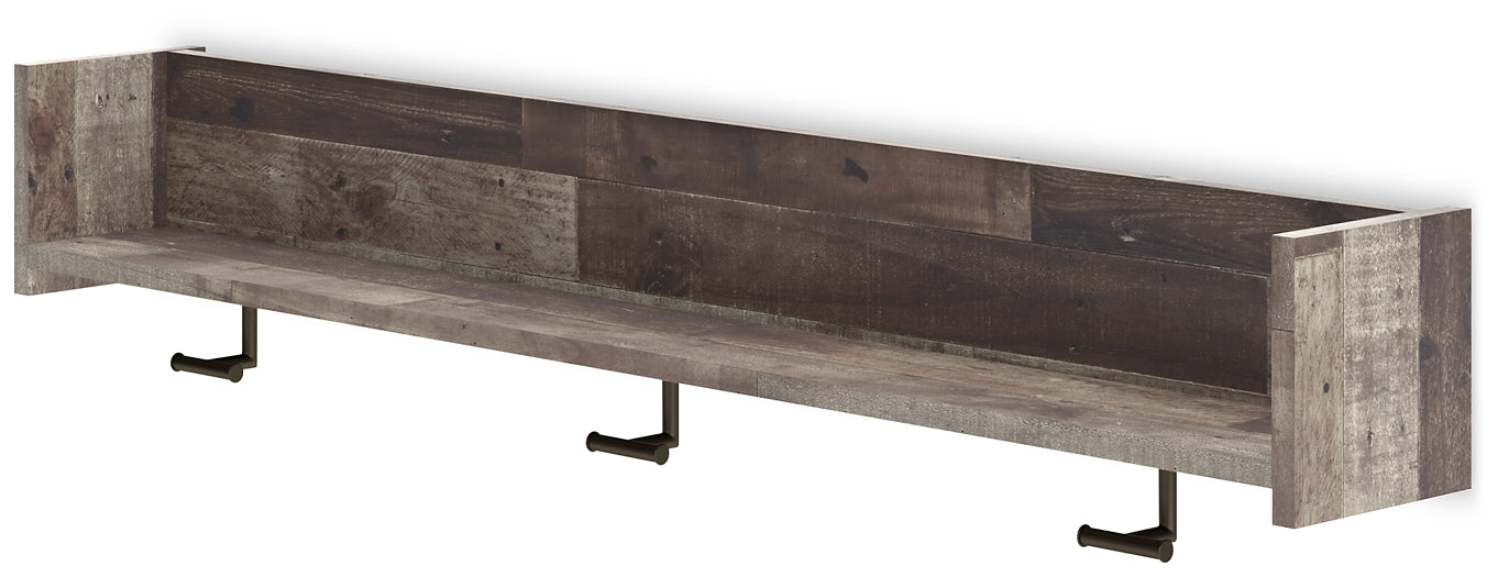 Neilsville Wall Mounted Coat Rack w/Shelf - Premier Furniture & Mattress