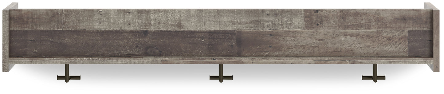 Neilsville Wall Mounted Coat Rack w/Shelf - Premier Furniture & Mattress