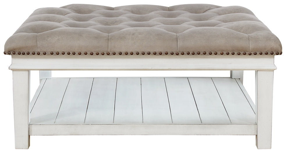 Kanwyn UPH Ottoman Cocktail Table - Premier Furniture & Mattress