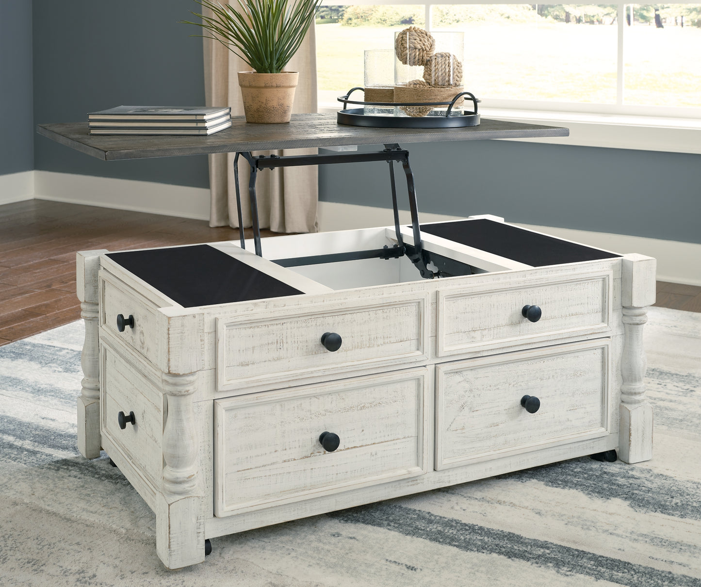 Havalance Lift Top Cocktail Table - Premier Furniture & Mattress