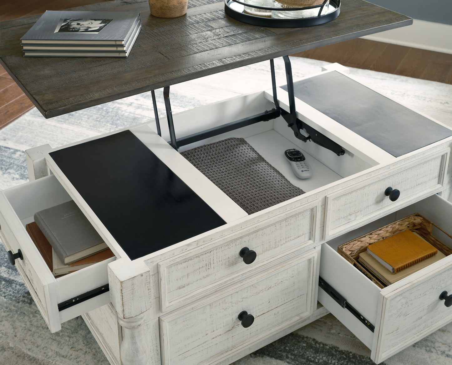 Havalance Lift Top Cocktail Table - Premier Furniture & Mattress