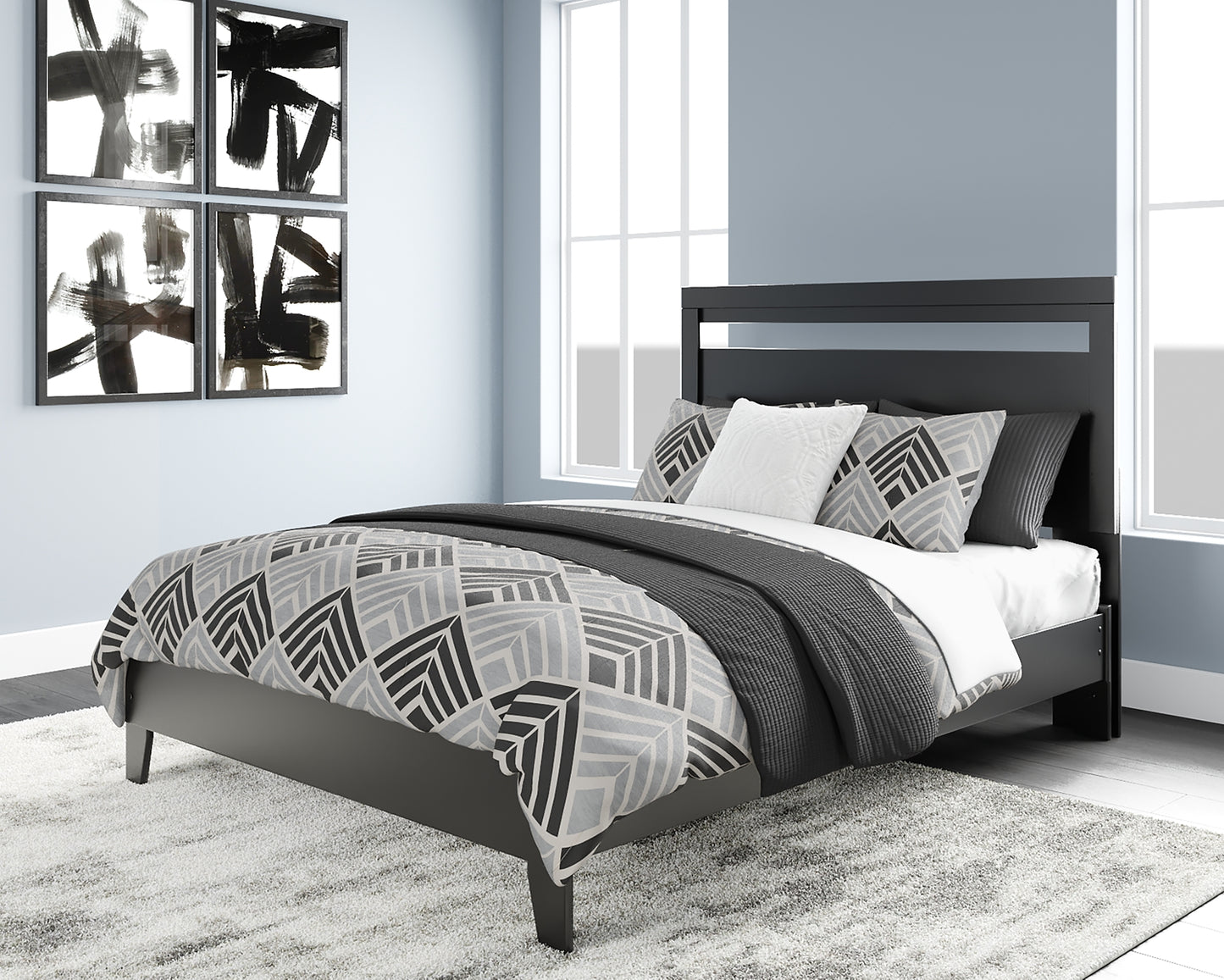 Finch Queen Panel Platform Bed - Premier Furniture & Mattress