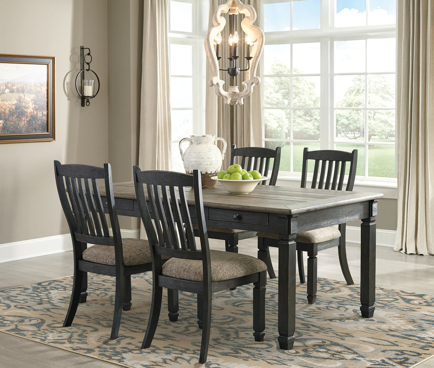 Tyler Creek Dining Table and 4 Chairs - Premier Furniture & Mattress