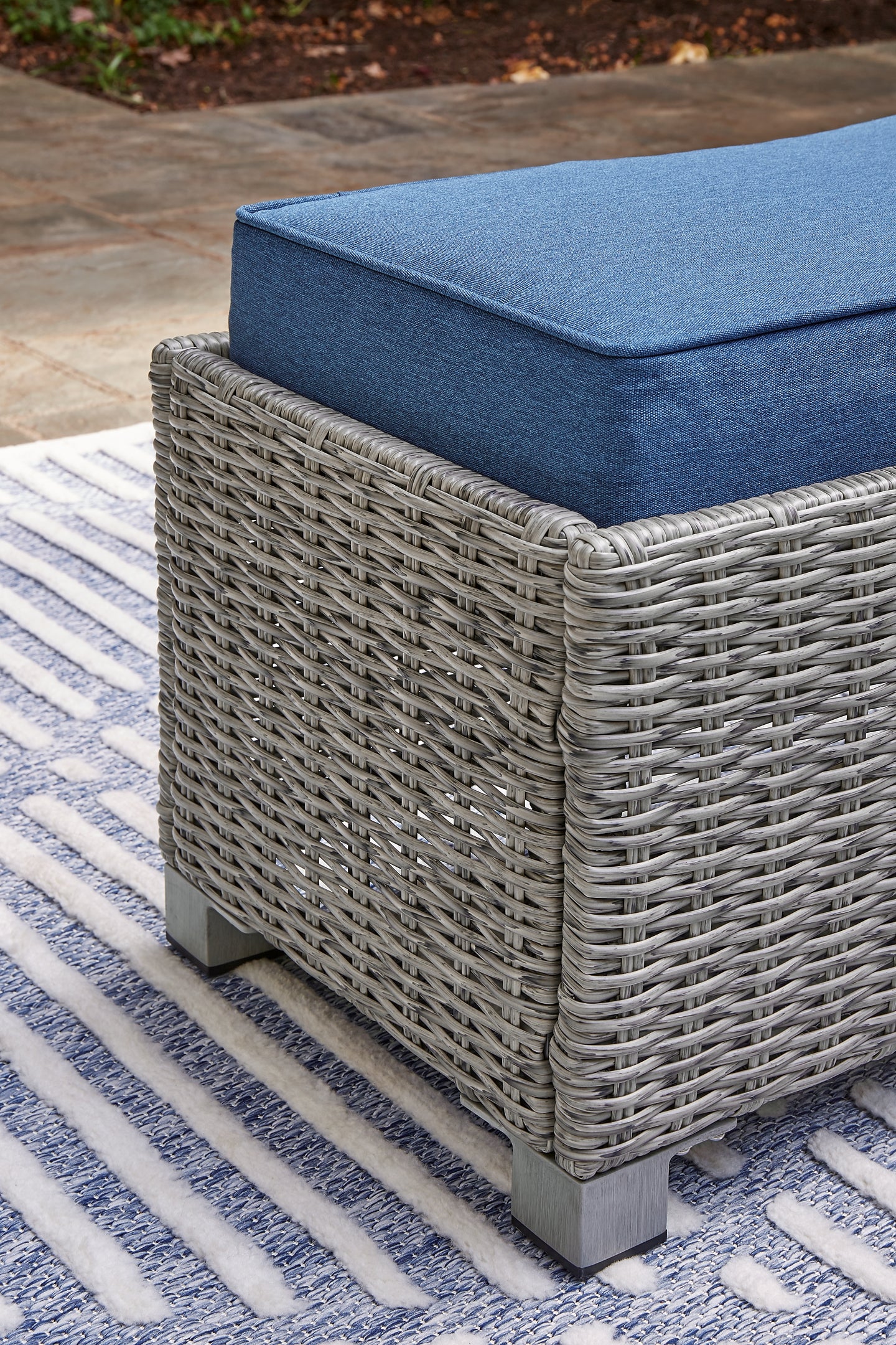 Naples Beach Bench with Cushion - Premier Furniture & Mattress