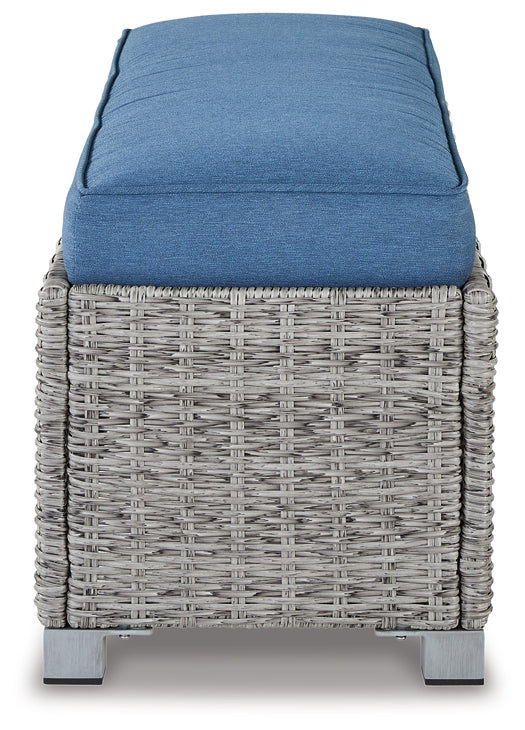 Naples Beach Bench with Cushion - Premier Furniture & Mattress