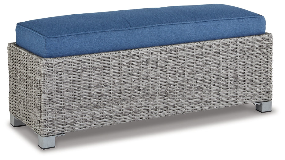 Naples Beach Bench with Cushion - Premier Furniture & Mattress