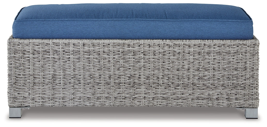 Naples Beach Bench with Cushion - Premier Furniture & Mattress