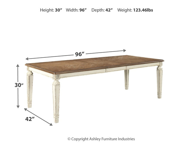 Realyn Dining Table and 8 Chairs - Premier Furniture & Mattress
