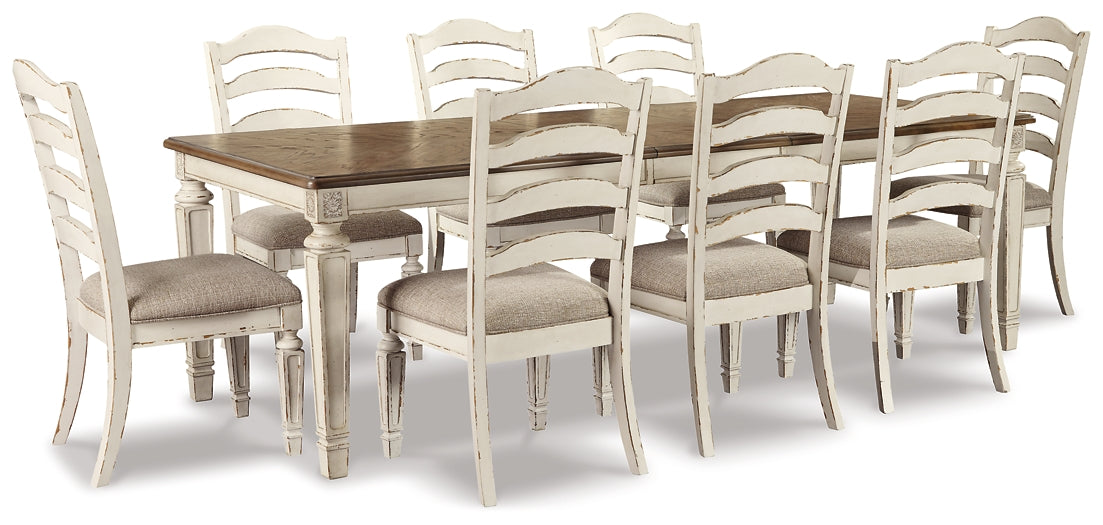 Realyn Dining Table and 8 Chairs - Premier Furniture & Mattress